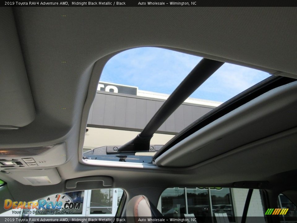 2019 Toyota RAV4 Adventure AWD Midnight Black Metallic / Black Photo #13