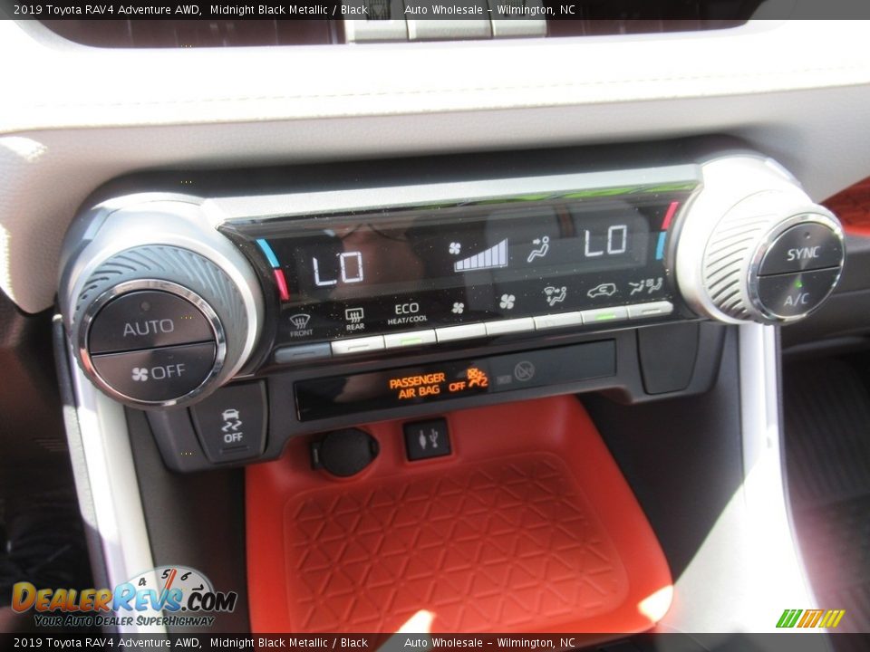 2019 Toyota RAV4 Adventure AWD Midnight Black Metallic / Black Photo #17