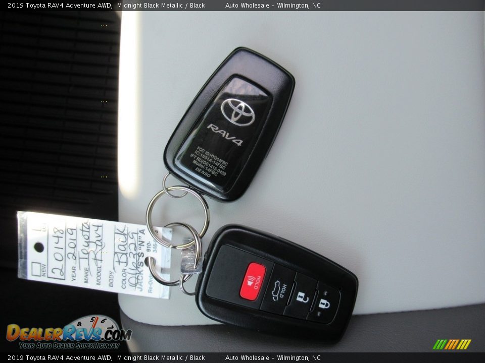 2019 Toyota RAV4 Adventure AWD Midnight Black Metallic / Black Photo #20