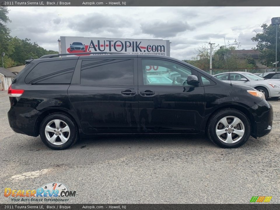 2011 Toyota Sienna LE Black / Bisque Photo #2