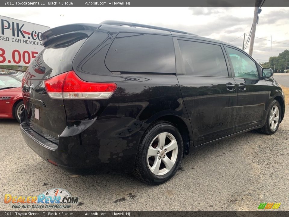 2011 Toyota Sienna LE Black / Bisque Photo #3