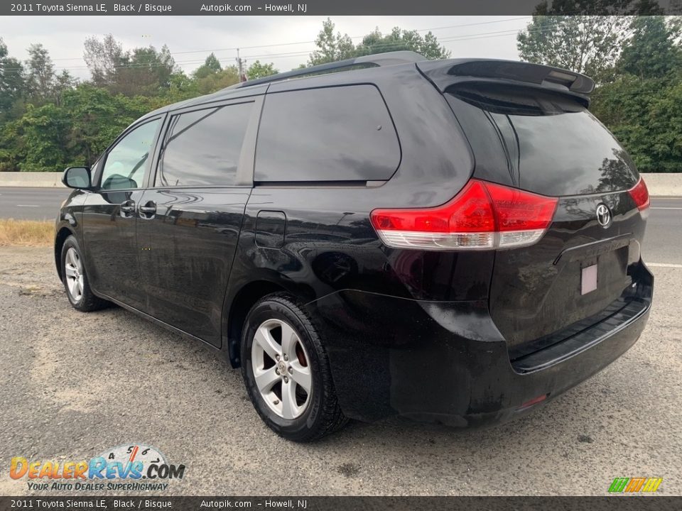 2011 Toyota Sienna LE Black / Bisque Photo #5