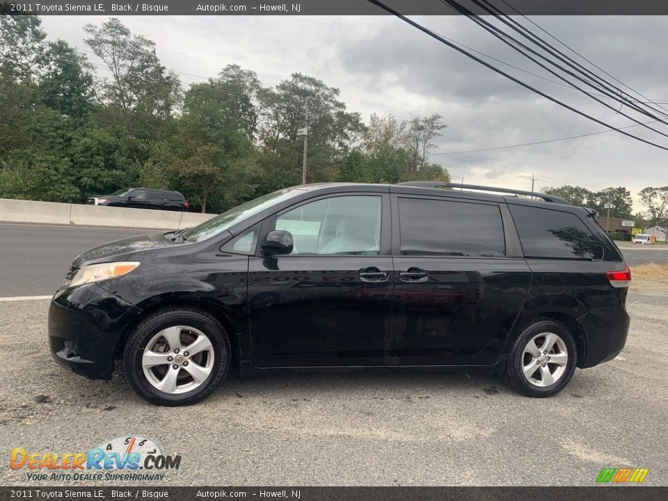 2011 Toyota Sienna LE Black / Bisque Photo #6