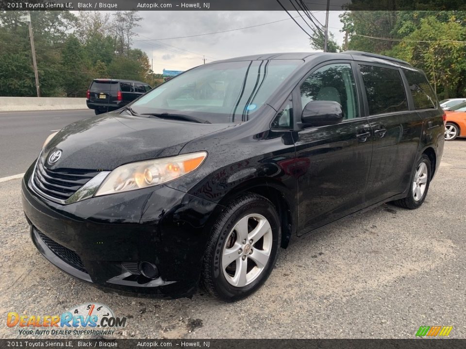 2011 Toyota Sienna LE Black / Bisque Photo #7