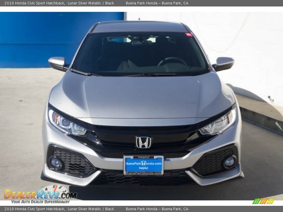 2019 Honda Civic Sport Hatchback Lunar Silver Metallic / Black Photo #3