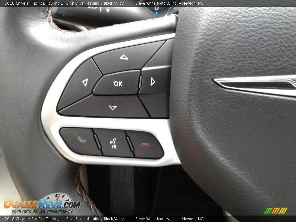 2018 Chrysler Pacifica Touring L Billet Silver Metallic / Black/Alloy Photo #20