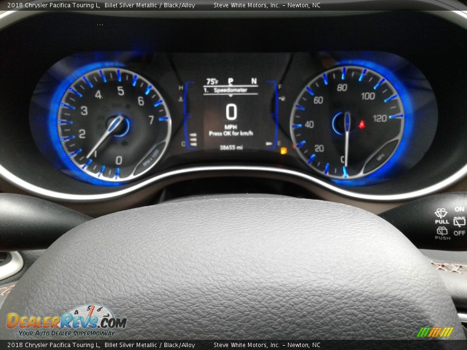 2018 Chrysler Pacifica Touring L Billet Silver Metallic / Black/Alloy Photo #22