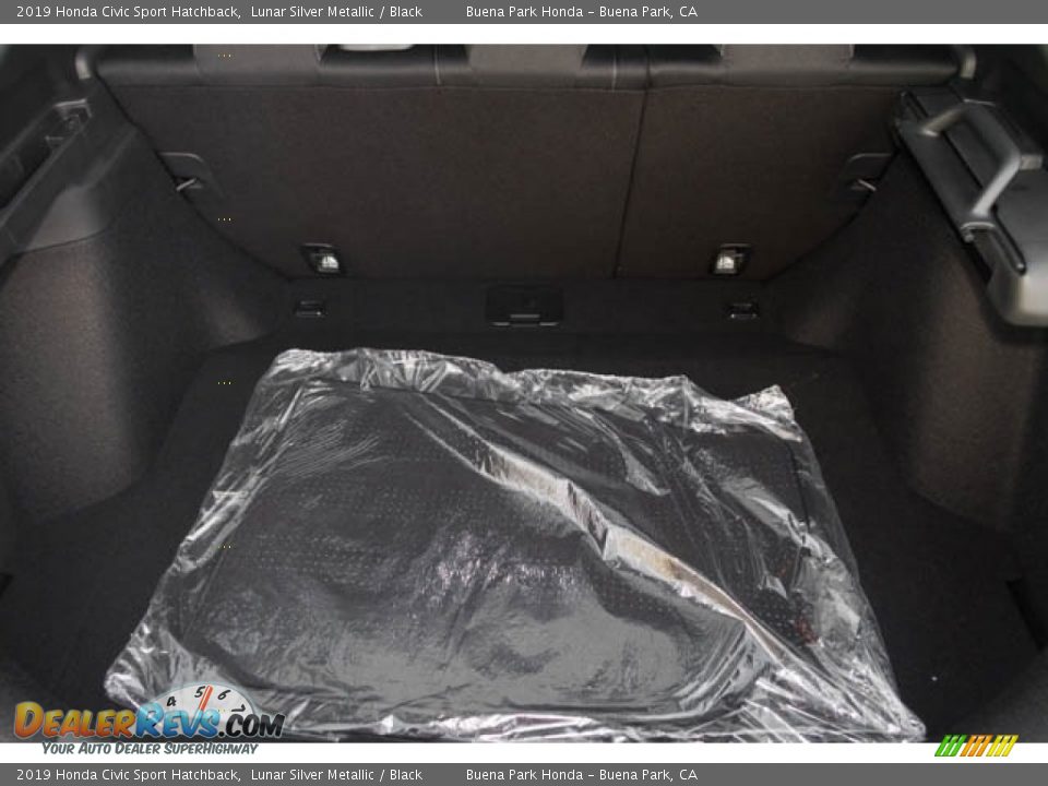 2019 Honda Civic Sport Hatchback Lunar Silver Metallic / Black Photo #25