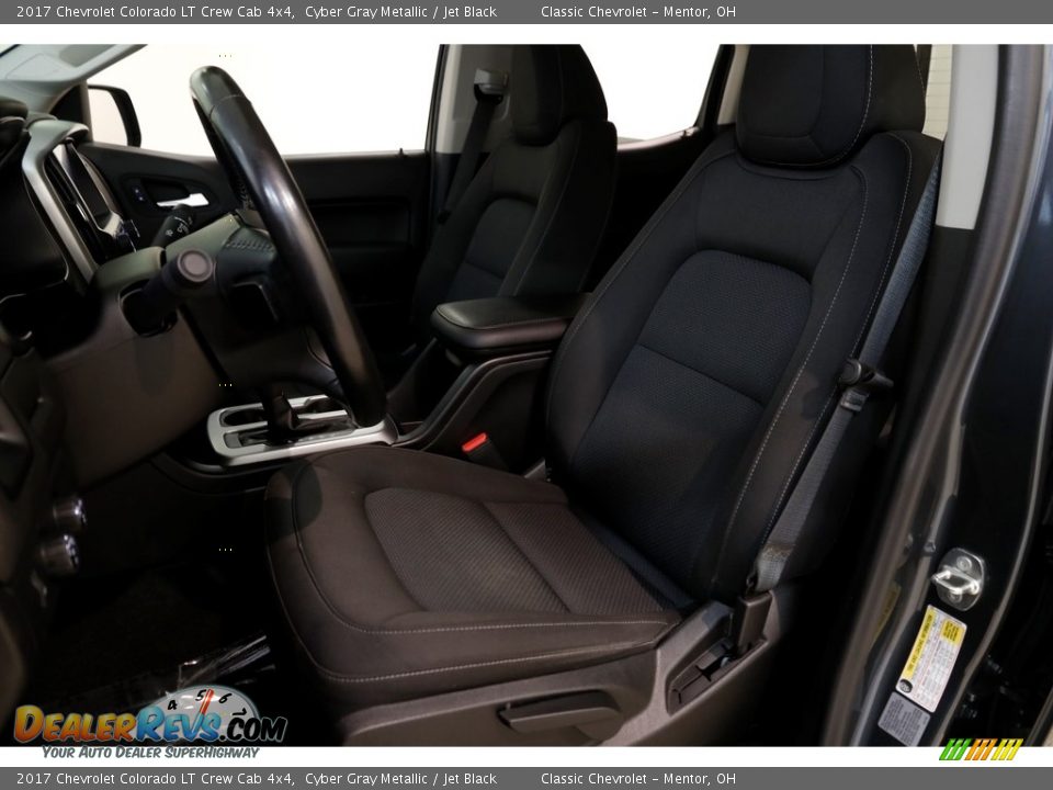 2017 Chevrolet Colorado LT Crew Cab 4x4 Cyber Gray Metallic / Jet Black Photo #5