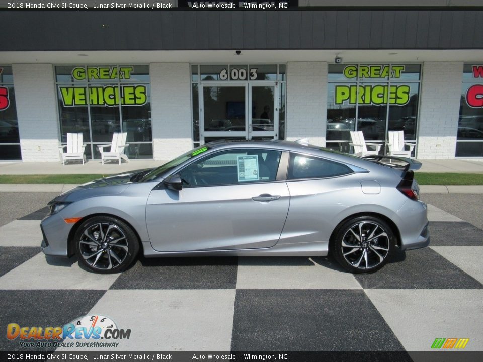 2018 Honda Civic Si Coupe Lunar Silver Metallic / Black Photo #1