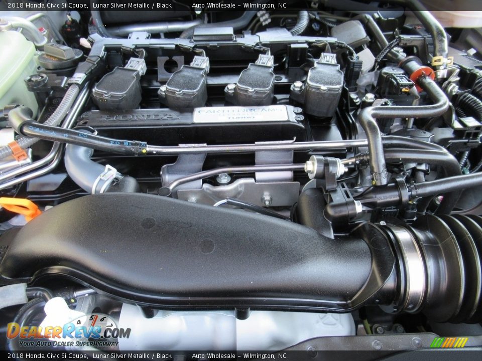 2018 Honda Civic Si Coupe Lunar Silver Metallic / Black Photo #6
