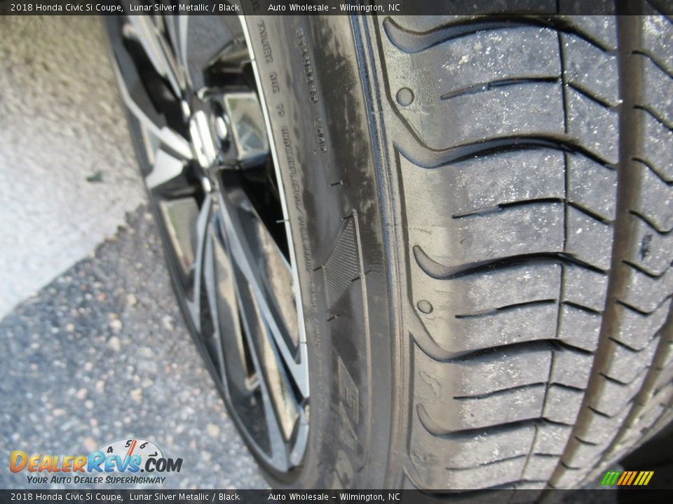 2018 Honda Civic Si Coupe Lunar Silver Metallic / Black Photo #8