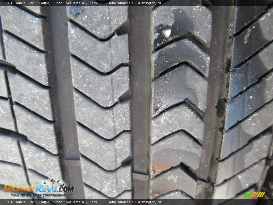 2018 Honda Civic Si Coupe Lunar Silver Metallic / Black Photo #10