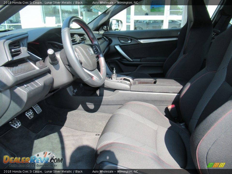 2018 Honda Civic Si Coupe Lunar Silver Metallic / Black Photo #11