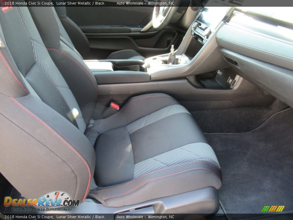 2018 Honda Civic Si Coupe Lunar Silver Metallic / Black Photo #13