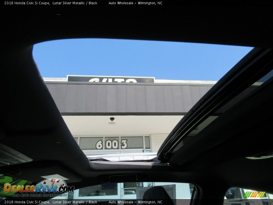 2018 Honda Civic Si Coupe Lunar Silver Metallic / Black Photo #15