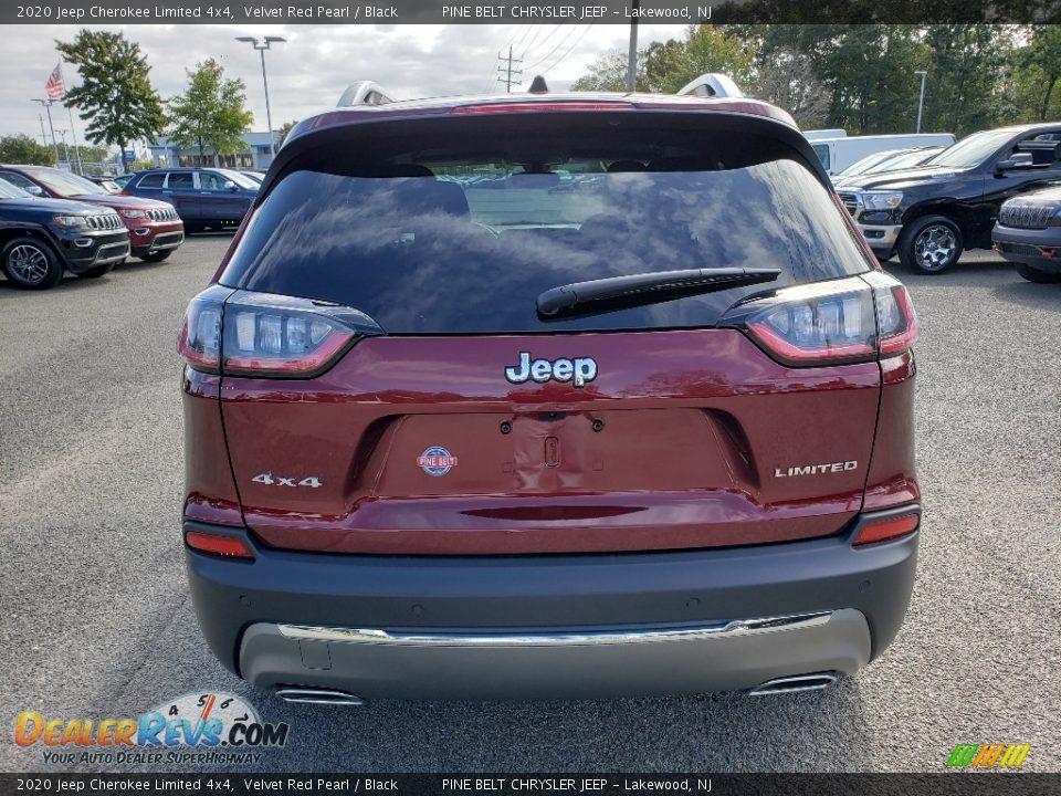 2020 Jeep Cherokee Limited 4x4 Velvet Red Pearl / Black Photo #5
