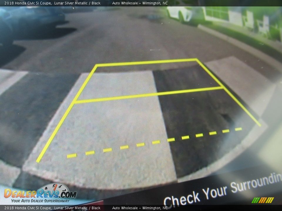 2018 Honda Civic Si Coupe Lunar Silver Metallic / Black Photo #19