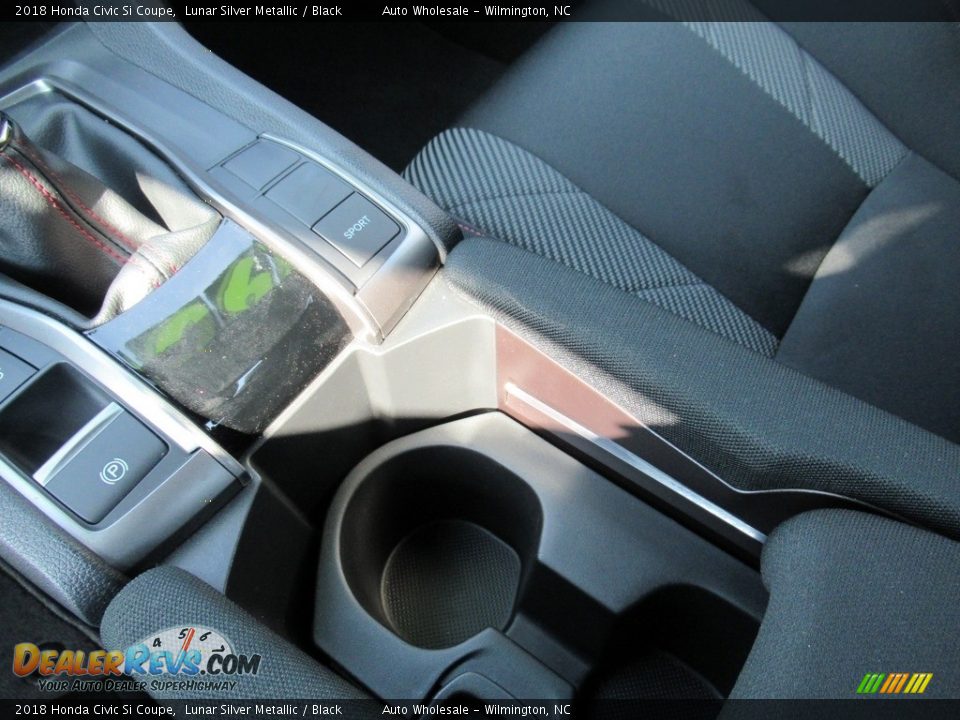 2018 Honda Civic Si Coupe Lunar Silver Metallic / Black Photo #20