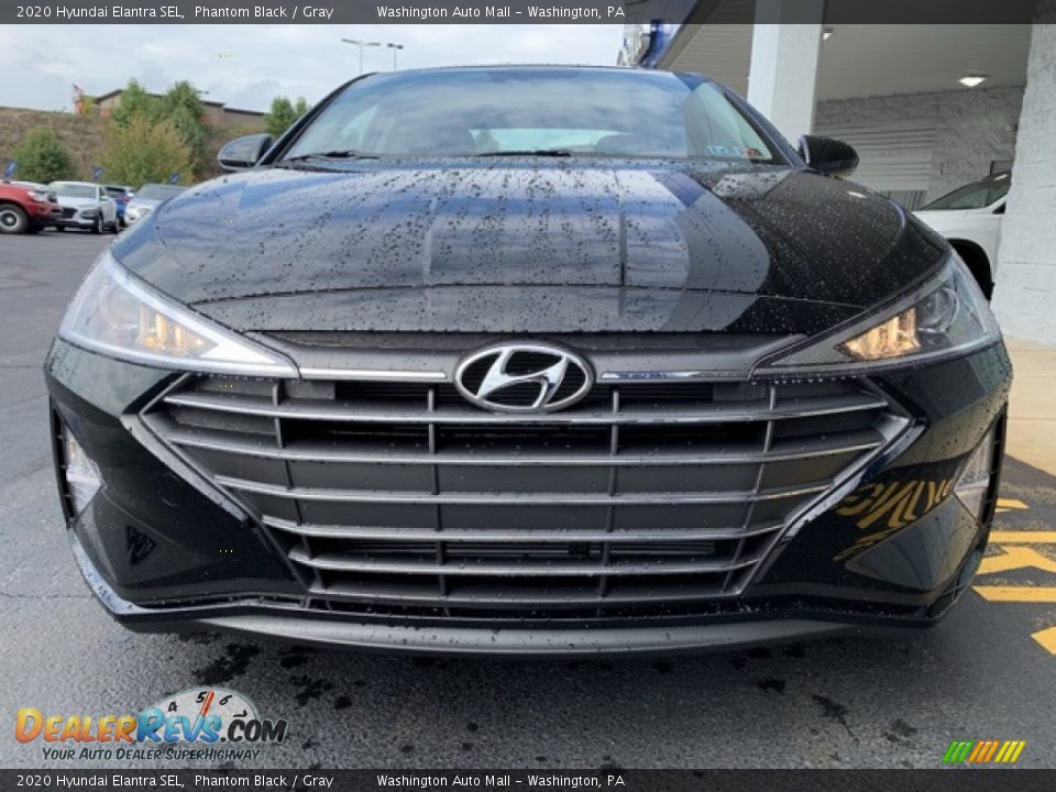 2020 Hyundai Elantra SEL Phantom Black / Gray Photo #8