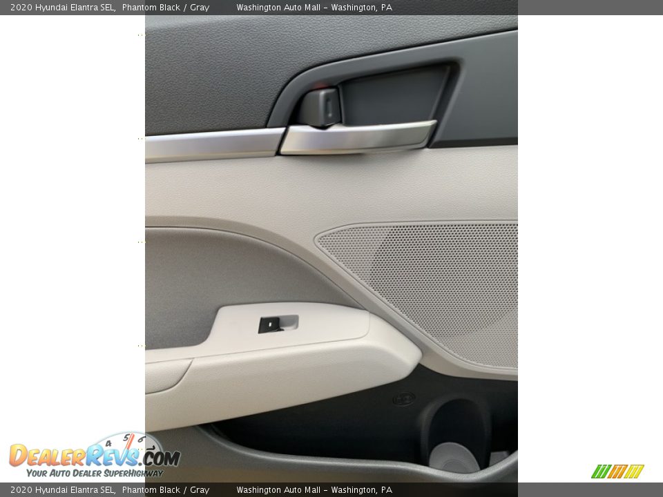 2020 Hyundai Elantra SEL Phantom Black / Gray Photo #18