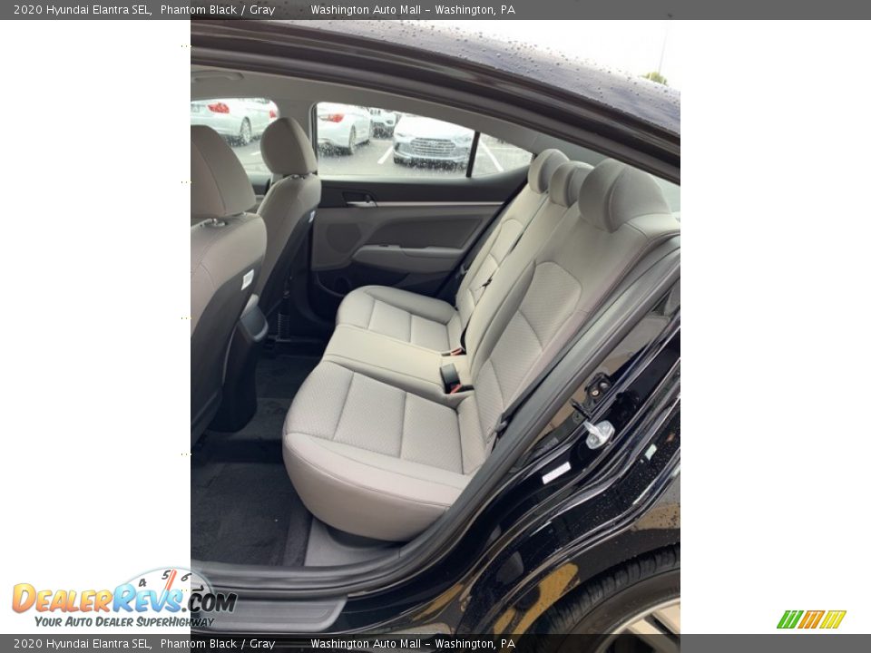 2020 Hyundai Elantra SEL Phantom Black / Gray Photo #20