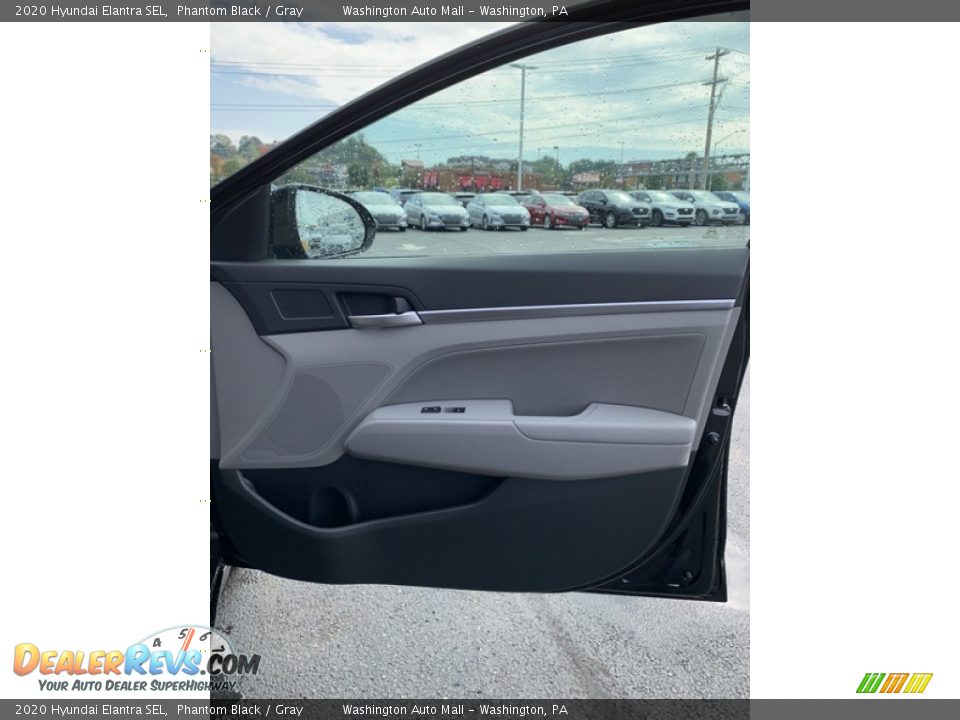 2020 Hyundai Elantra SEL Phantom Black / Gray Photo #26