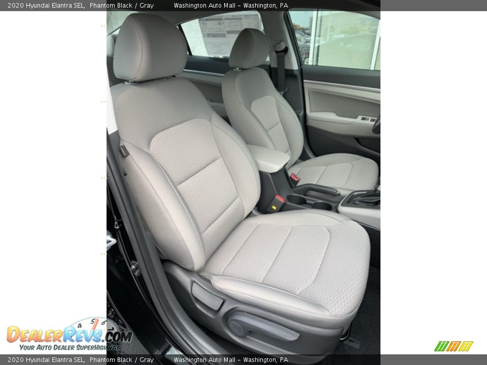 2020 Hyundai Elantra SEL Phantom Black / Gray Photo #27