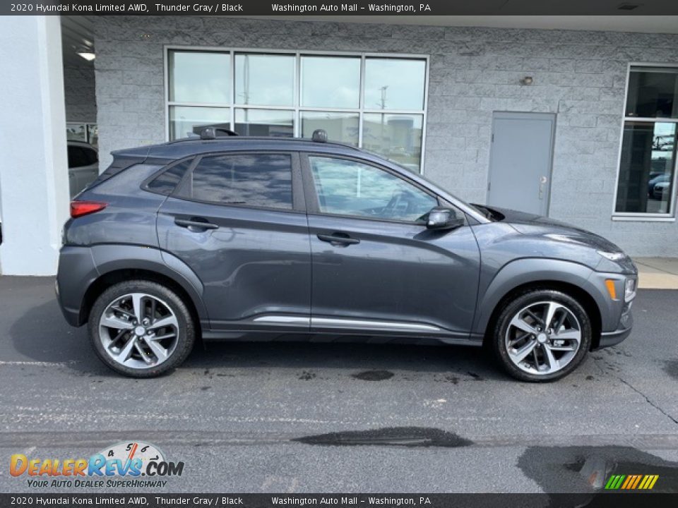 Thunder Gray 2020 Hyundai Kona Limited AWD Photo #3