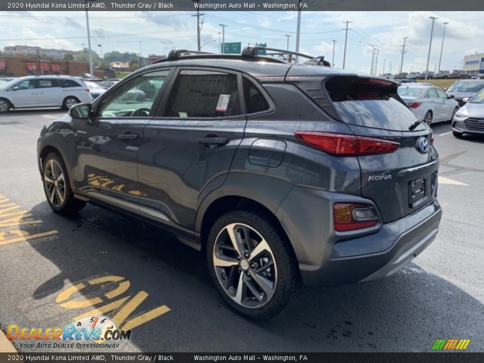 2020 Hyundai Kona Limited AWD Thunder Gray / Black Photo #6