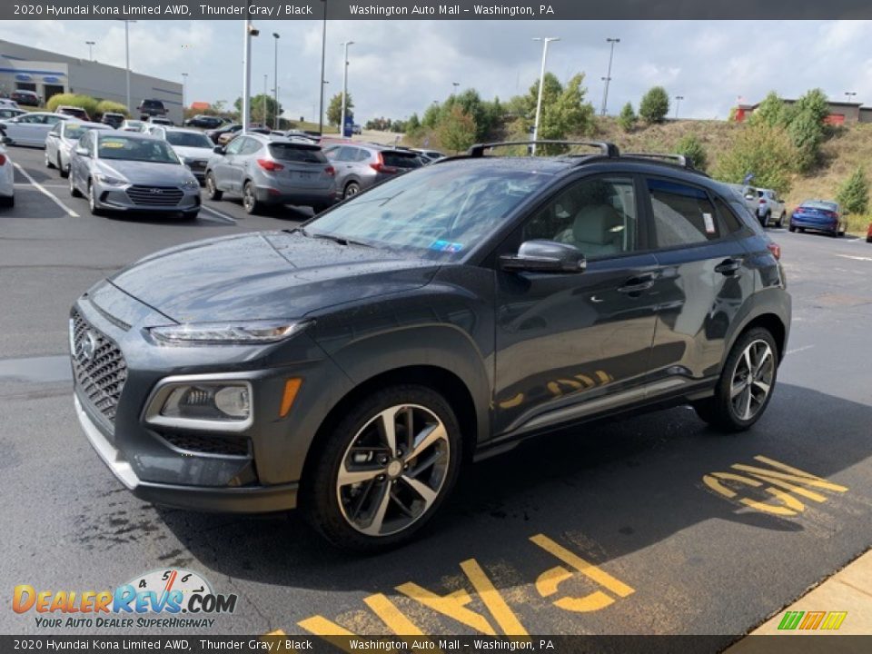 Thunder Gray 2020 Hyundai Kona Limited AWD Photo #7