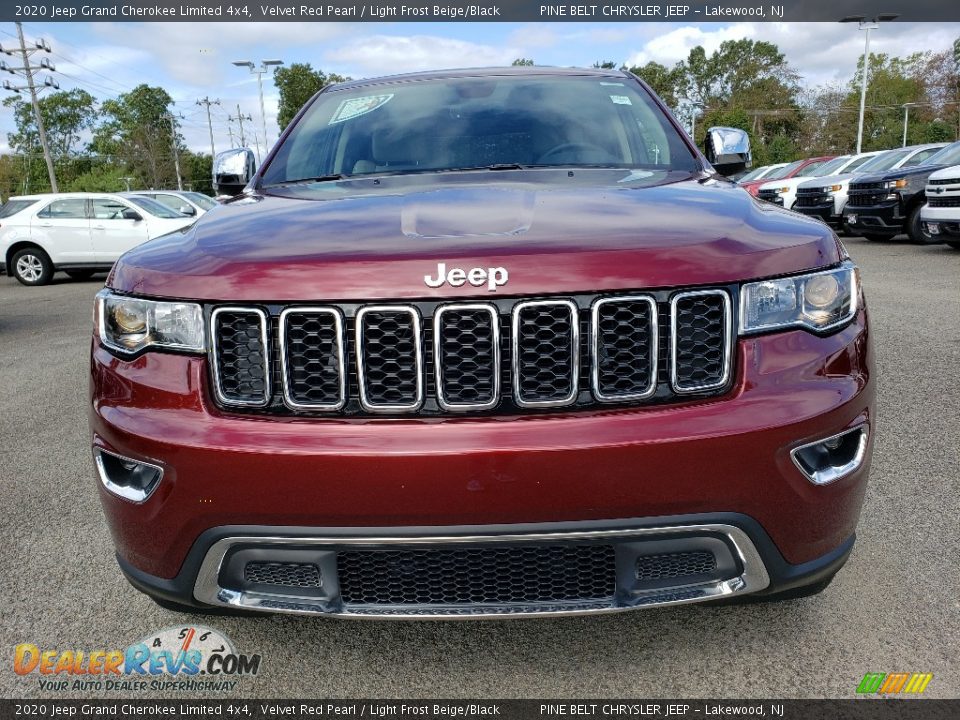 2020 Jeep Grand Cherokee Limited 4x4 Velvet Red Pearl / Light Frost Beige/Black Photo #2