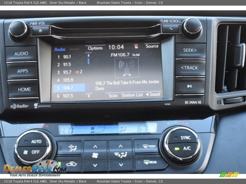 2018 Toyota RAV4 XLE AWD Silver Sky Metallic / Black Photo #11