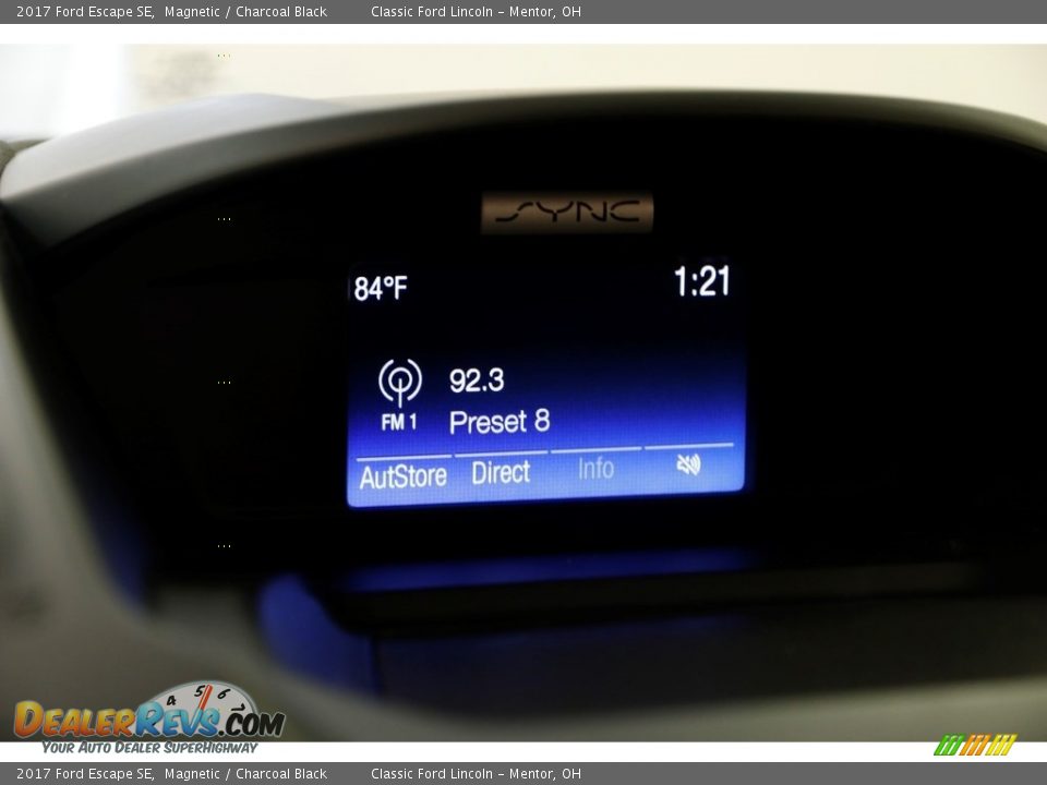 2017 Ford Escape SE Magnetic / Charcoal Black Photo #11