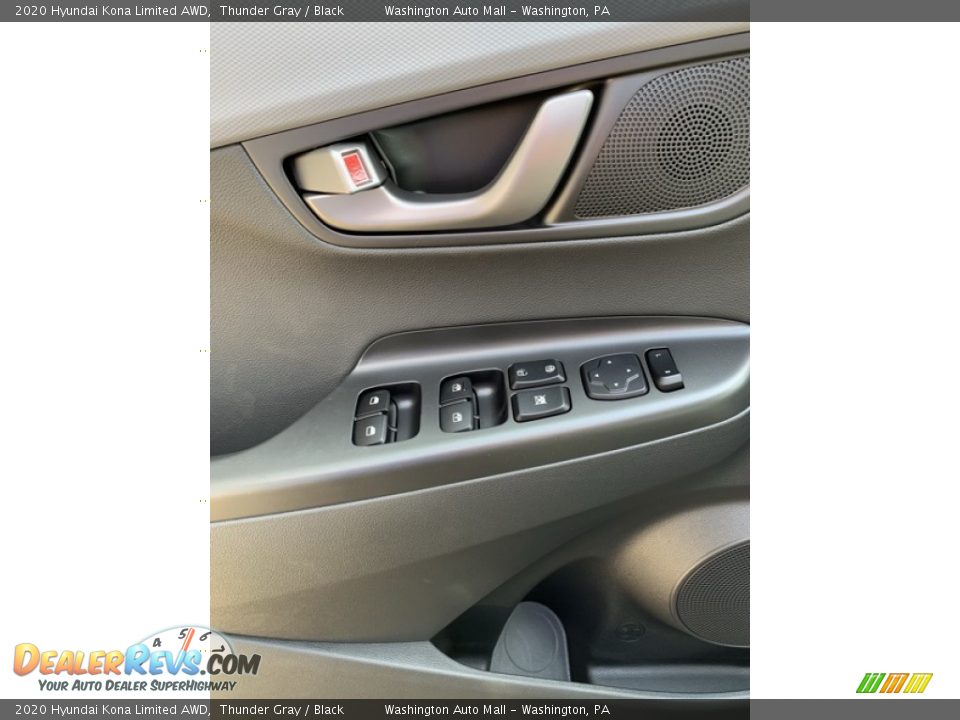 2020 Hyundai Kona Limited AWD Thunder Gray / Black Photo #12