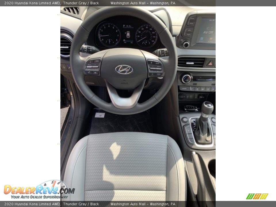 2020 Hyundai Kona Limited AWD Thunder Gray / Black Photo #14