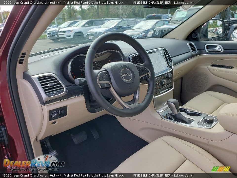 2020 Jeep Grand Cherokee Limited 4x4 Velvet Red Pearl / Light Frost Beige/Black Photo #7