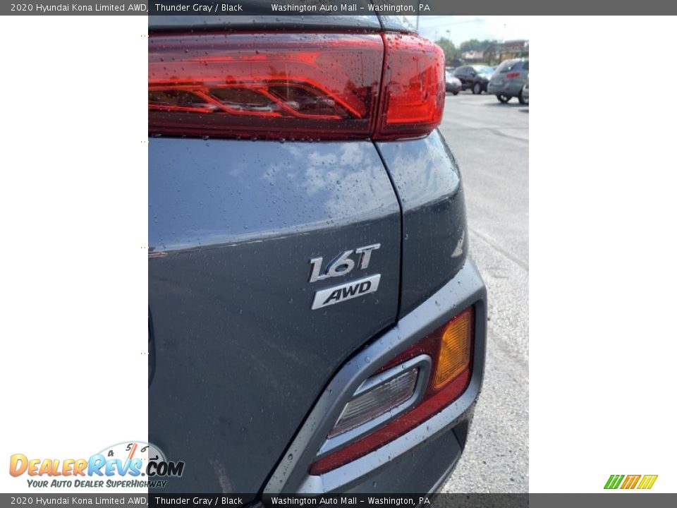 2020 Hyundai Kona Limited AWD Thunder Gray / Black Photo #23