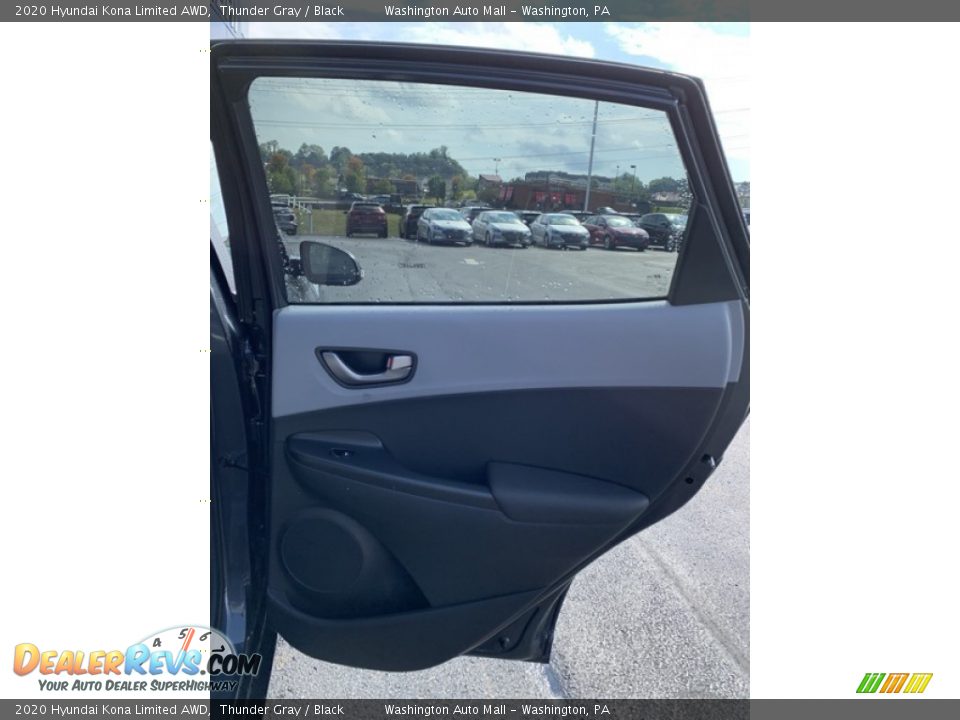2020 Hyundai Kona Limited AWD Thunder Gray / Black Photo #24