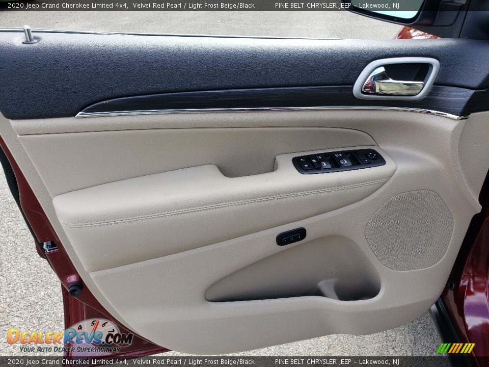 2020 Jeep Grand Cherokee Limited 4x4 Velvet Red Pearl / Light Frost Beige/Black Photo #8