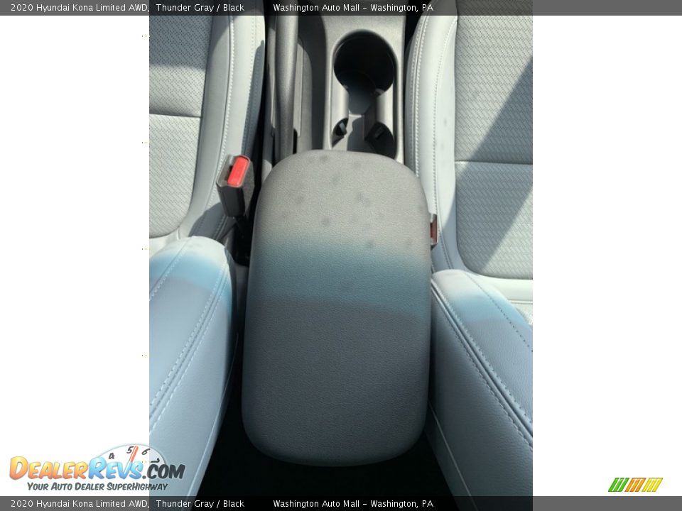 2020 Hyundai Kona Limited AWD Thunder Gray / Black Photo #36