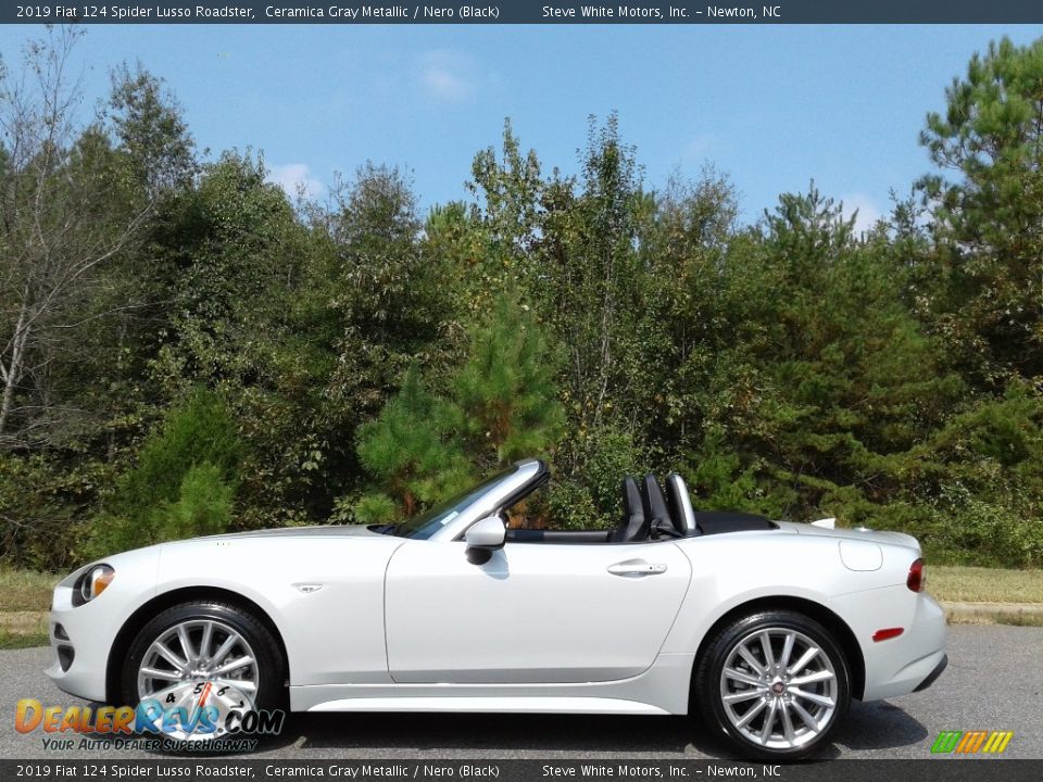 Ceramica Gray Metallic 2019 Fiat 124 Spider Lusso Roadster Photo #1