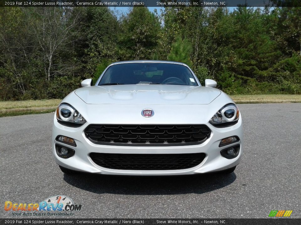 2019 Fiat 124 Spider Lusso Roadster Ceramica Gray Metallic / Nero (Black) Photo #4