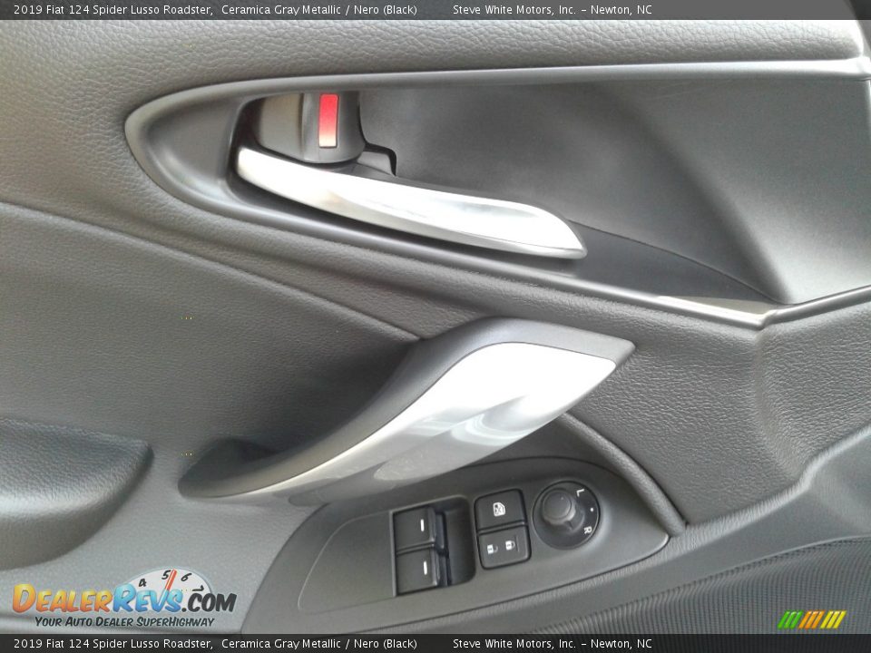 2019 Fiat 124 Spider Lusso Roadster Ceramica Gray Metallic / Nero (Black) Photo #13