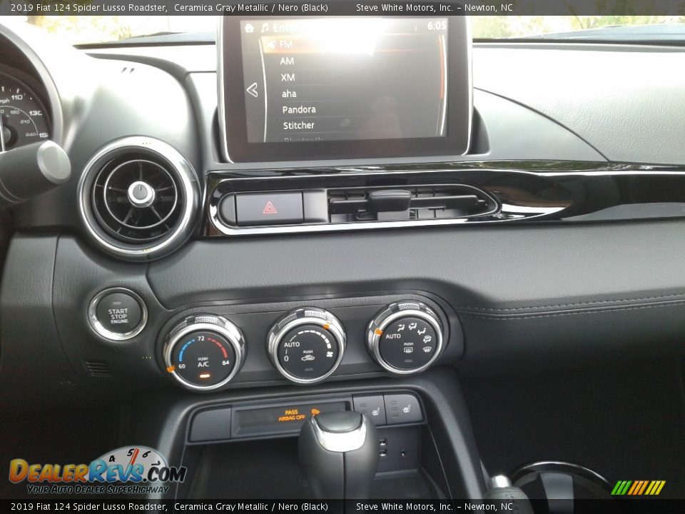 2019 Fiat 124 Spider Lusso Roadster Ceramica Gray Metallic / Nero (Black) Photo #17