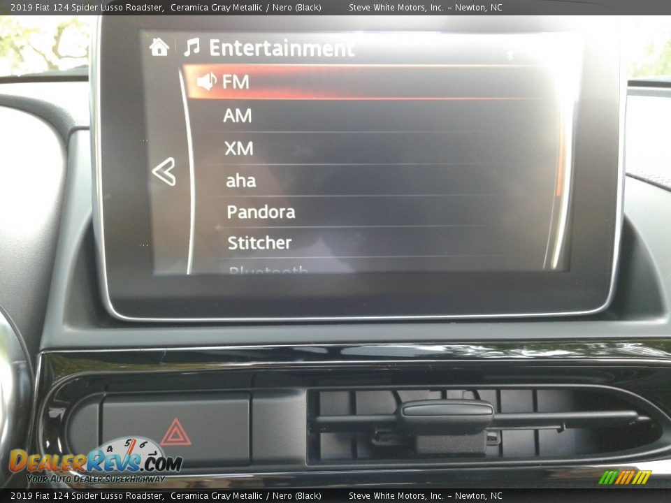 2019 Fiat 124 Spider Lusso Roadster Ceramica Gray Metallic / Nero (Black) Photo #18