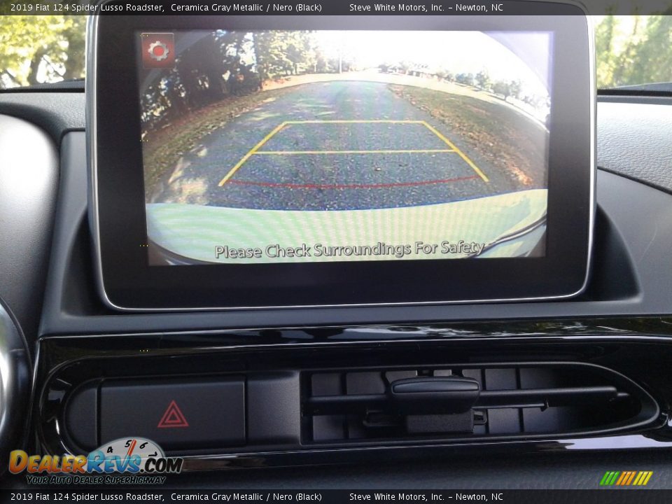 2019 Fiat 124 Spider Lusso Roadster Ceramica Gray Metallic / Nero (Black) Photo #19