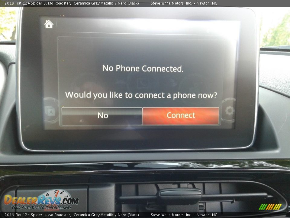 2019 Fiat 124 Spider Lusso Roadster Ceramica Gray Metallic / Nero (Black) Photo #21