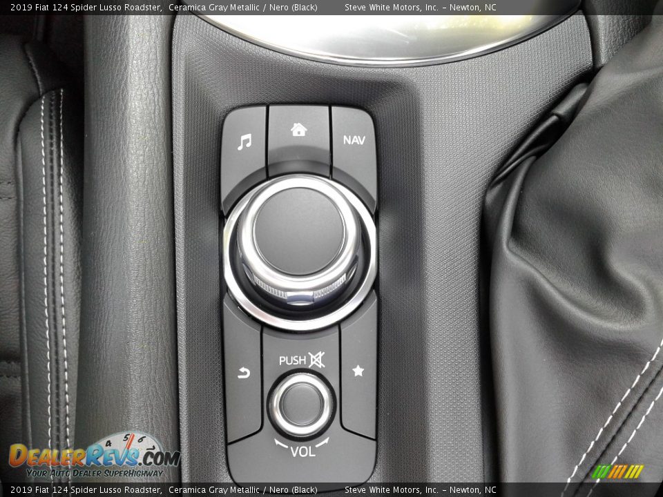 2019 Fiat 124 Spider Lusso Roadster Ceramica Gray Metallic / Nero (Black) Photo #23