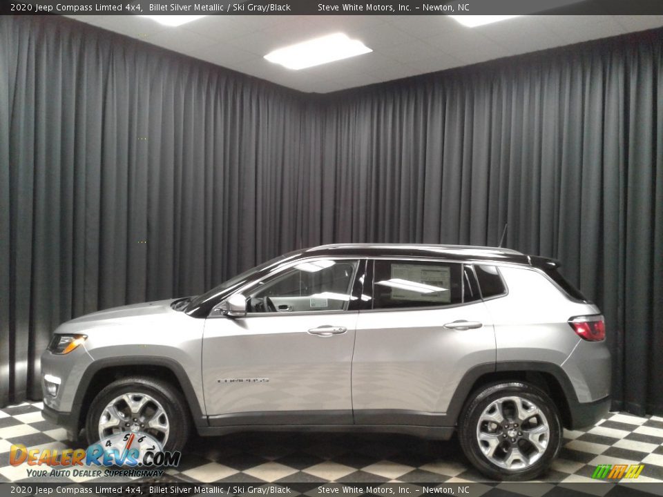 2020 Jeep Compass Limted 4x4 Billet Silver Metallic / Ski Gray/Black Photo #1